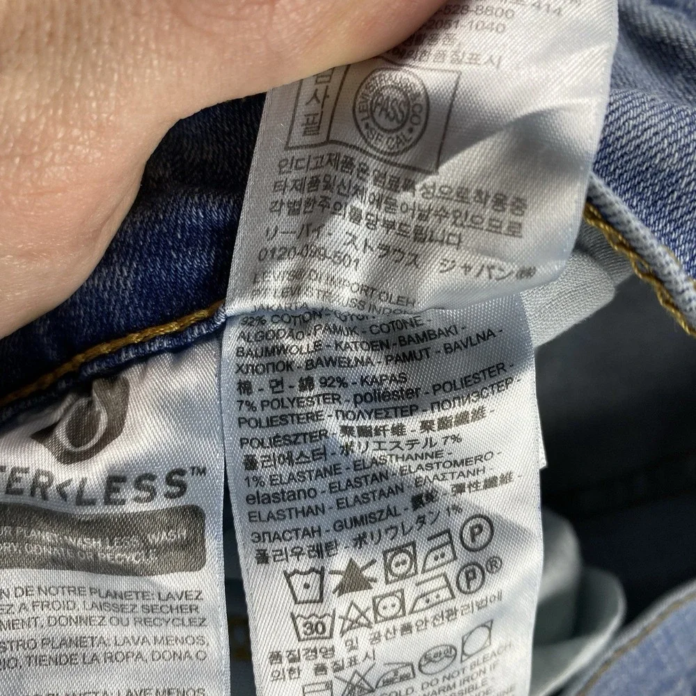 Levi's 541 Athletic Taper‎ Jeans Mens 36x29 Blue Light Wash